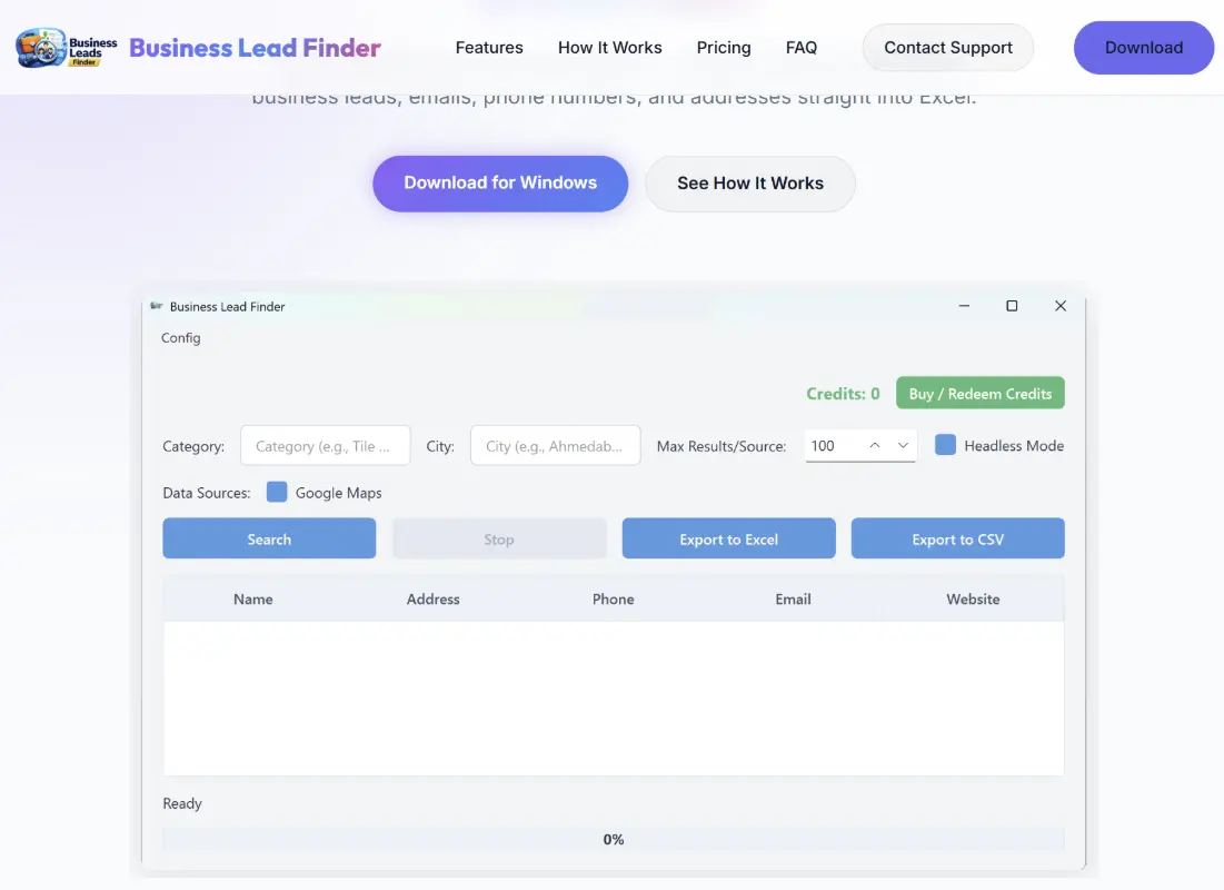 Business Lead Finder